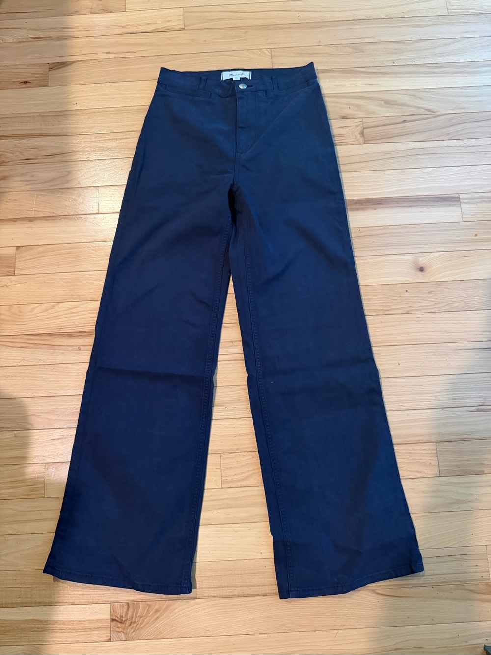 Madewell The Wide-Leg Pant in Twill (m7) - Picture 2 of 4